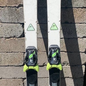 Very used HEAD 172 CM R17 Racing World Cup Rebels i.GS RD Skis With Freeflex 11 Bindings Max Din 11