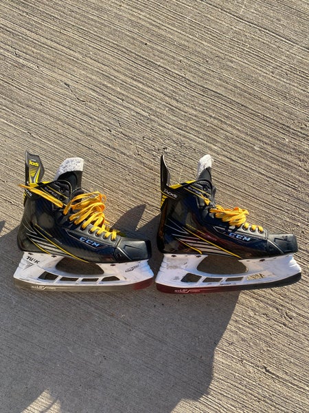 Used CCM Regular Width Pro Stock Size 11 Super Tacks Hockey Skates