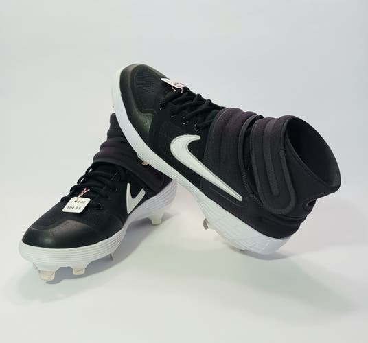 Nike Cleats Alpha Huarache Elite 2 Mid Metal Baseball Size 9.5