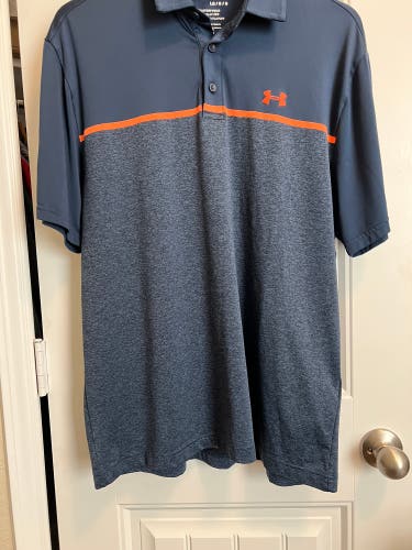 Like new Large UA Playoff Performance Golf Polo