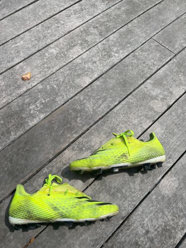 Yellow Men's Size 11 (Women's 12) Adidas Unknown Cleats