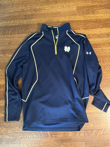 Notre Dame Team Issued Travel Quarter Zip