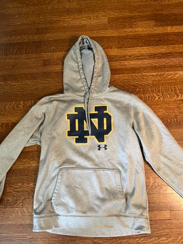 Notre Dame Under Armour Travel Hoodie Team Issued