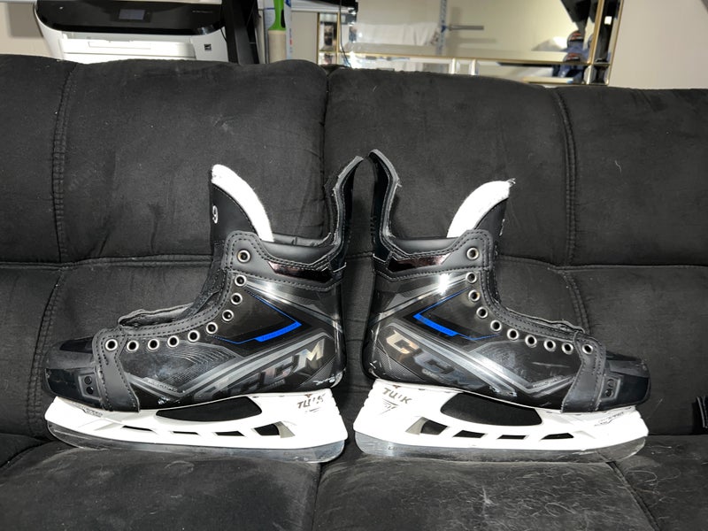 Senior Used CCM RibCor 100k Pro Hockey Skates Wide Width Pro Stock Size 8.5