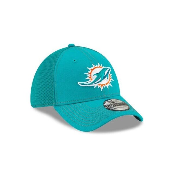 Men's Miami Dolphins New Era Aqua 2022 Sideline Adjustable Visor