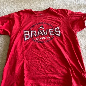 Atlanta Braves Used Large  Shirt