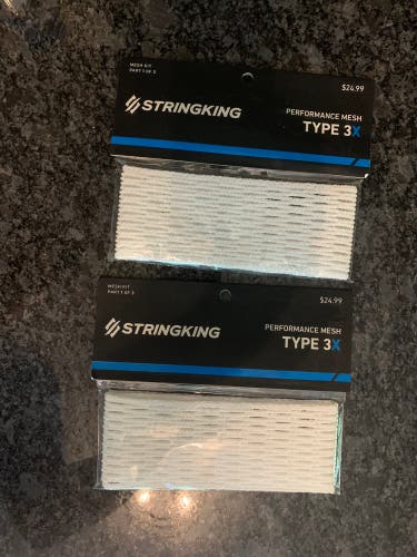 2 Pack of Brand new Stringking type 3X Semi-hard Mesh