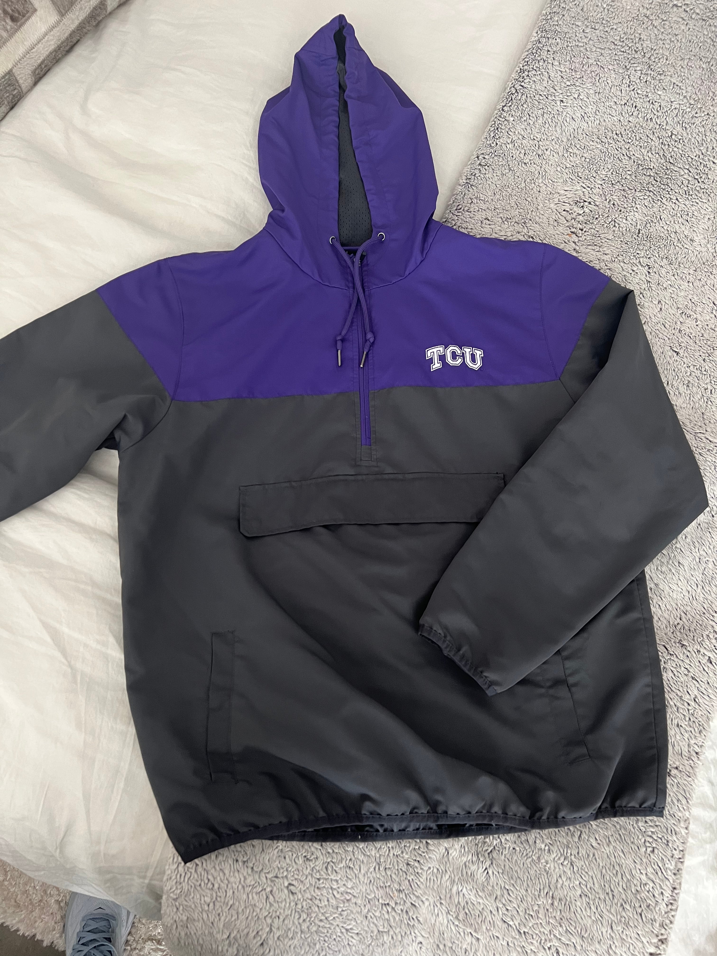 TCU Horned Frogs Windbreaker - worn 