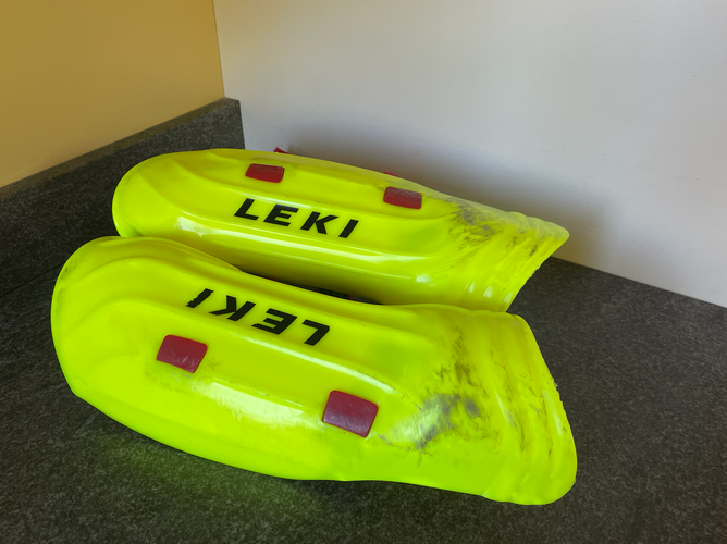 Barely Used Leki Shin Guards