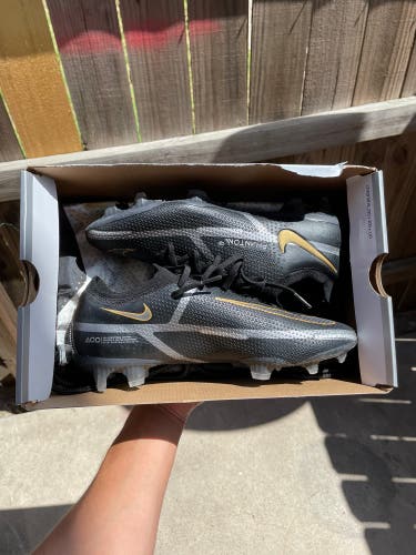 Black Men's Size 9.5 (Women's 10.5) Nike Phantom GT2 Elite FG Cleats