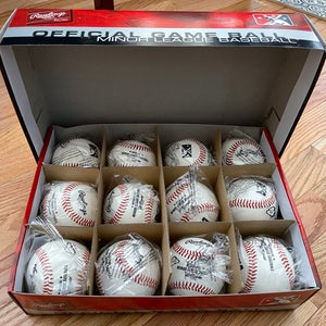 New Rawlings 24 Pack (2 Dozen) Official Minor League Baseballs