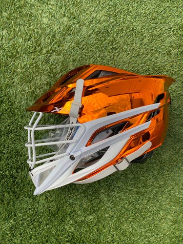 *BRAND NEW* Orange Chrome Cascade XRS Helmet
