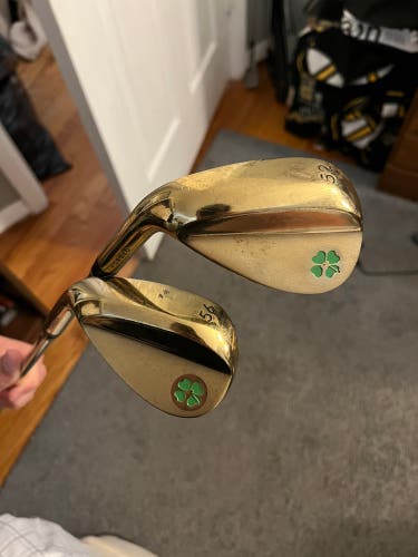 Used Left Hand Lucky Golf 52° And 56° Wedges