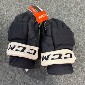 New Navy (White Cuff) CCM HG12PP Pro Stock Gloves Colorado Avalanche Team Issue 14” or 15'