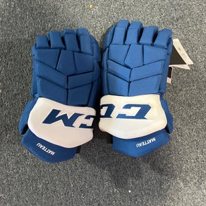 New Blue CCM HGTK Pro Stock Gloves Colorado Avalanche Matteau 15”