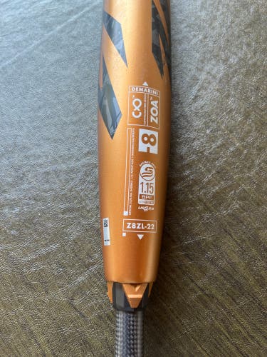 2022 DeMarini Zoa Bat (-8) 23 oz 31"
