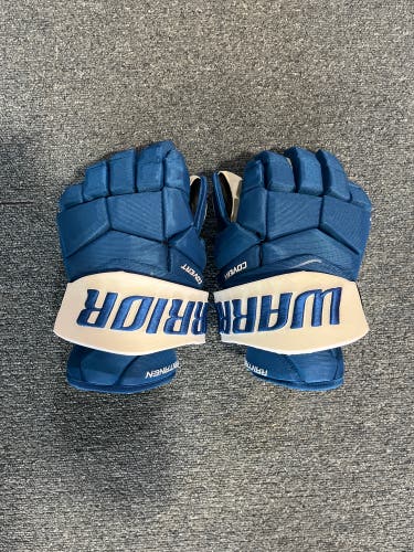 New Blue Warrior QRE PRO Pro Stock Gloves Colorado Avalanche Rantanen 15”