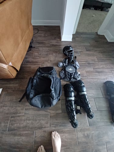 Used All Star System 7 Catcher's Set