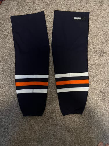 Blue New Large CCM Socks Bakersfield Condors
