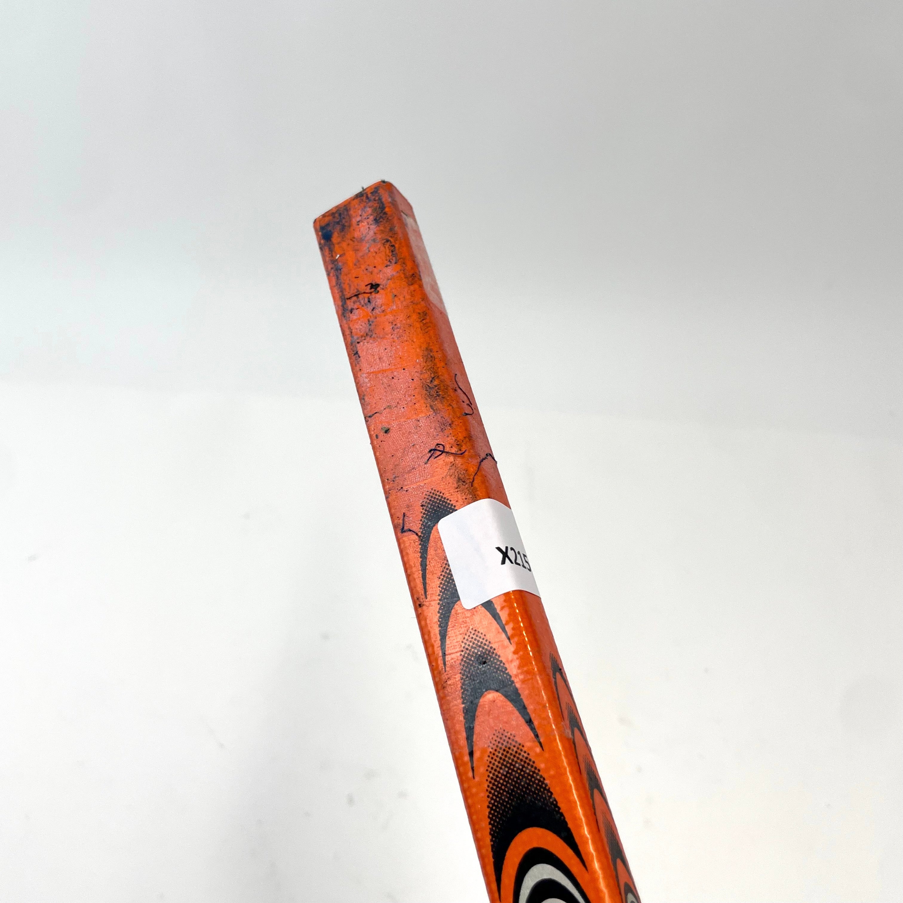 Used Left Handed Orange Easton Synergy, Heel Curve Unknown Flex, Marchment #X215