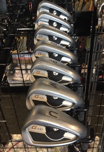 Used Right Handed 7 Pieces G400 Iron Set