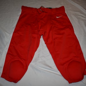 NEW - Nike Mach Speed Football Pants w/ Integrated Knee Pads, Red, Large