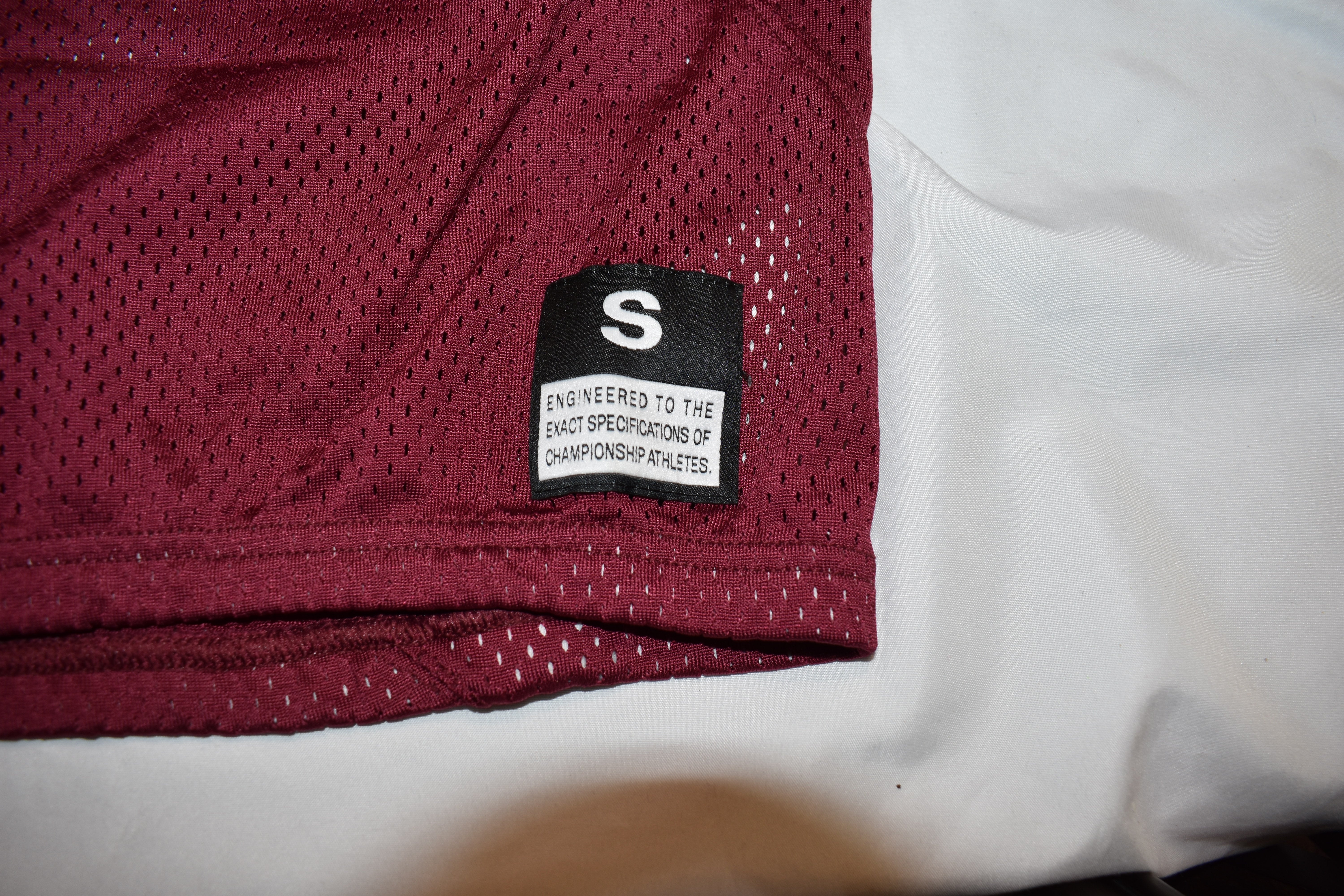 Nike Stock Vapor Pro Football Vented Jersey Men's 3XL Maroon White 845929