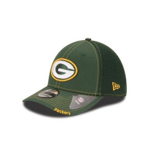 2022 Green Bay Packers New Era 39THIRTY NFL Neo Stretch Flex Mesh Cap Hat Green