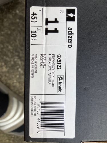 Adidas football cleats size 11
