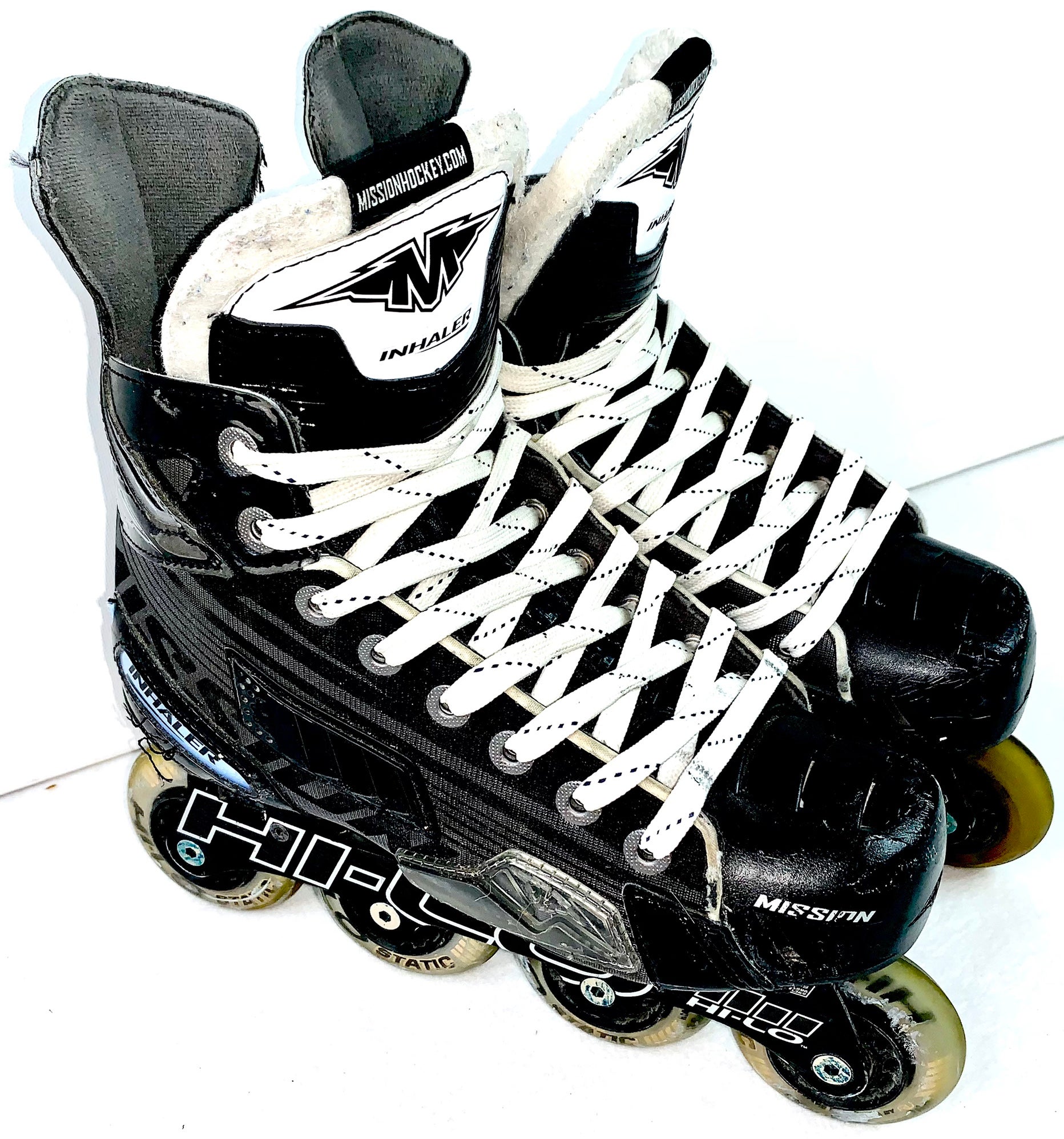 4.5 Inline Hockey Skates Excellent Condition Details about   Mission Inhaler DS5 Skate Size 