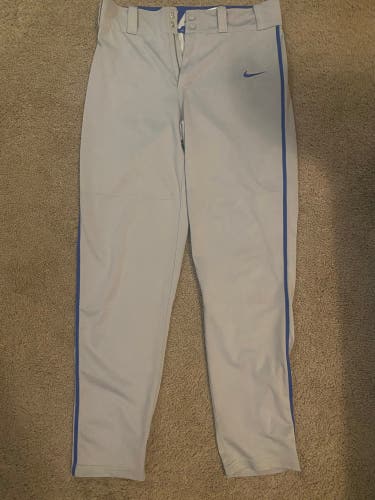 Mens Gray Nike Swingman Baseball Pants