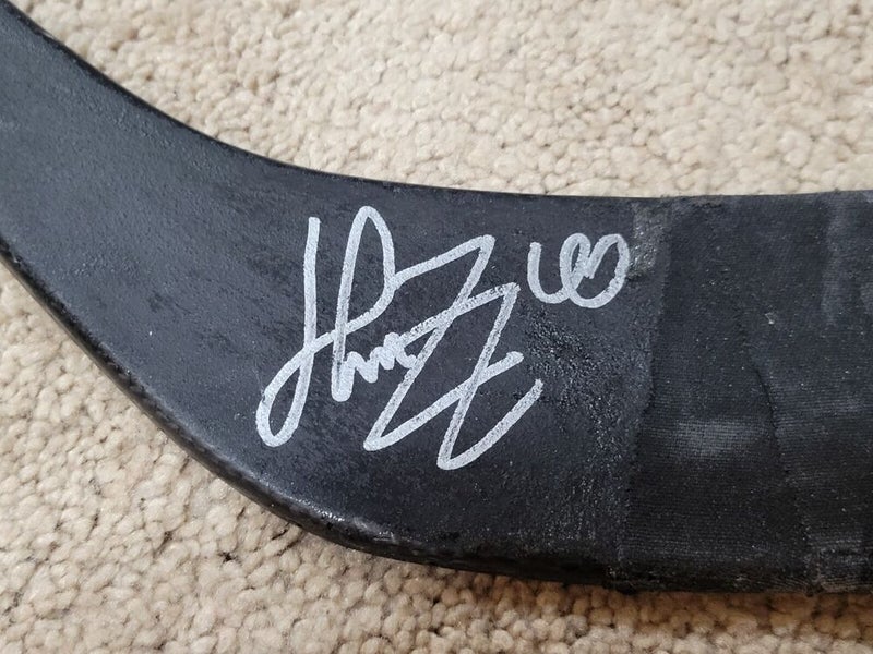 Henrik Zetterberg Game Used and Signed Easton S19 Stick Red Wings