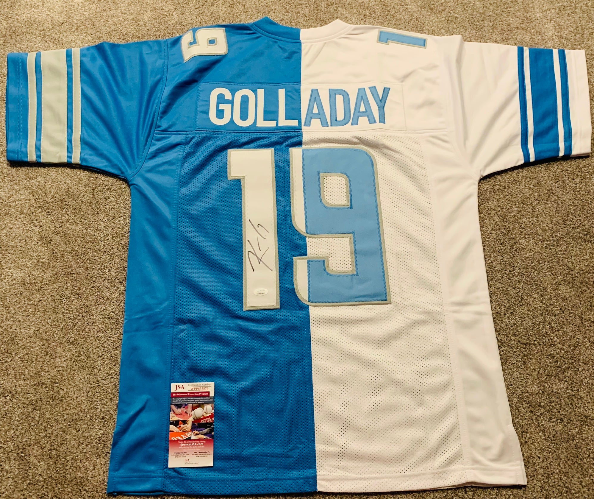 Kenny Golladay Autographed Custom NY Giants Home Blue Jersey (JSA)