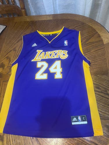 Kobe Bryant Lakers Adidas Jersey Size Youth Large