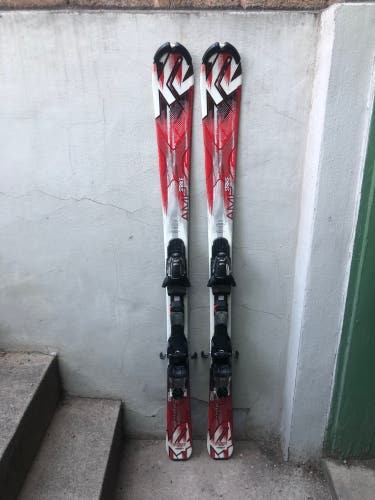 K2 AMP Strike 136cm with Adjustable Marker Bindings