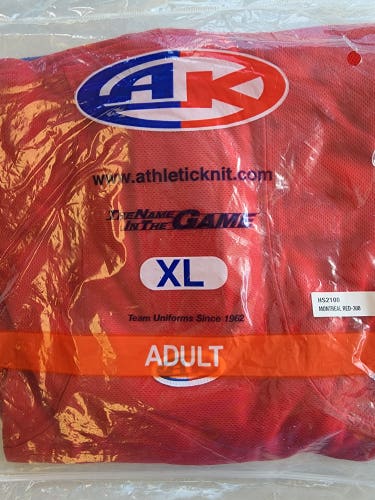 Montreal Red Senior New XL Athletic Knit PRO Socks