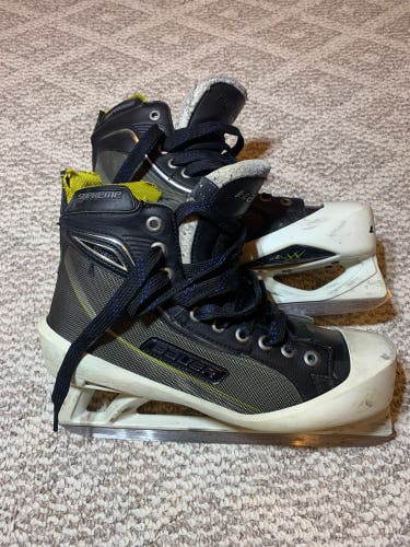 Used Bauer Size 10.5 Supreme One80 Hockey Goalie Skates