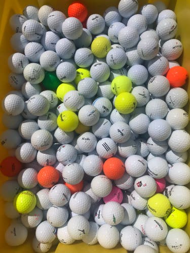 USED GOLF BALLS!!! 100 TOTAL- VERY CLEAN!!