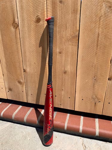 Used BBCOR Certified 2021 AXE Hybrid Avenge Bat (-3) 28 oz 31"
