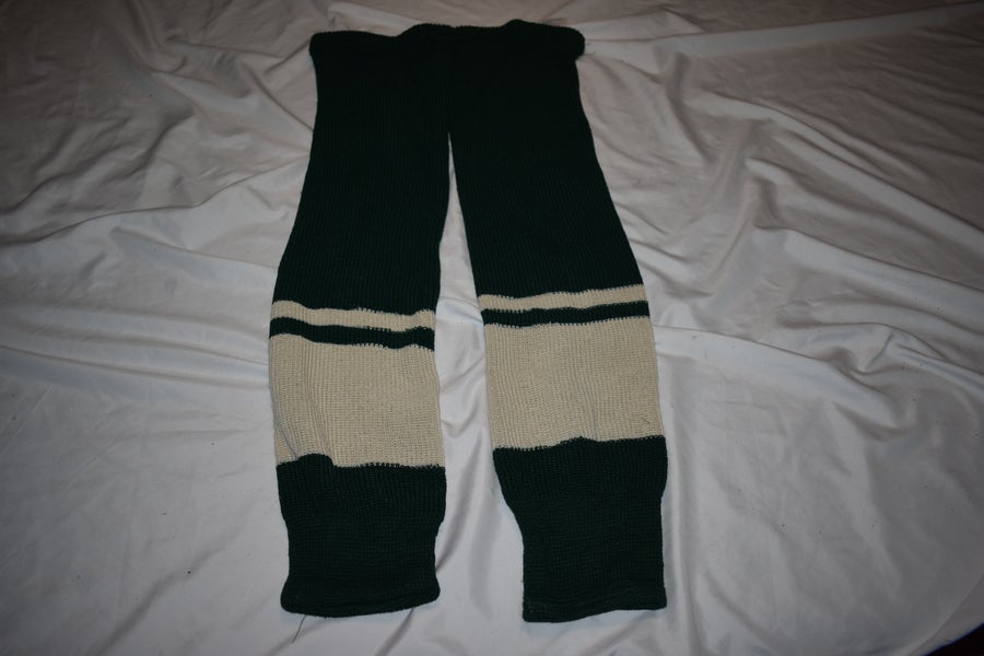 CCM Hockey Socks, Greeen / White, 29 Inches