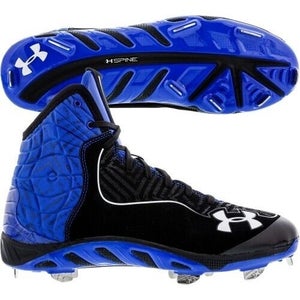 New Under Armour Men’s UA Spine Highlight ST Baseball Cleats Royal 1241773-041 Size 13