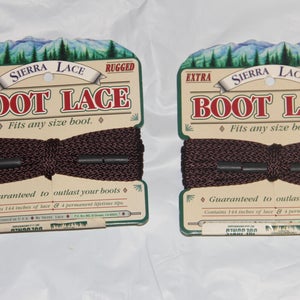 sierra boot laces 144 inches see pictures 2 pack!!!!