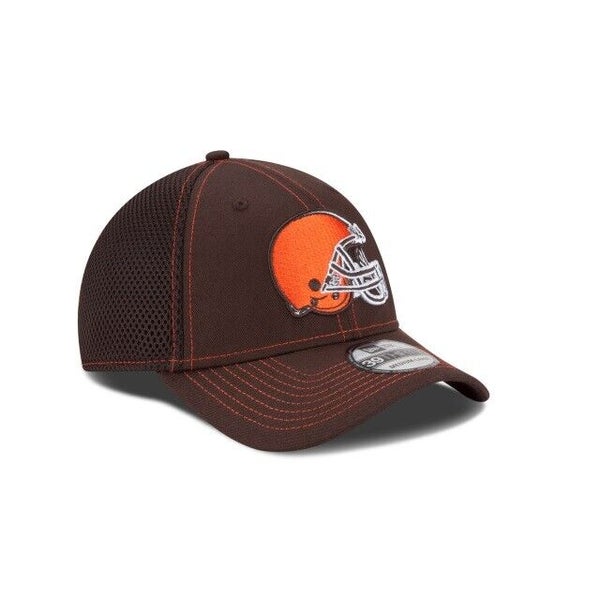 NEW ERA Cleveland Browns New Era Brown/Orange 39THIRTY Flex-Fit Hat