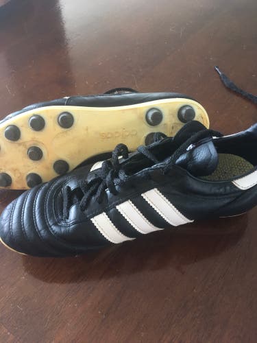 Black Unisex Molded Cleats Adidas Copa Mundial Cleats