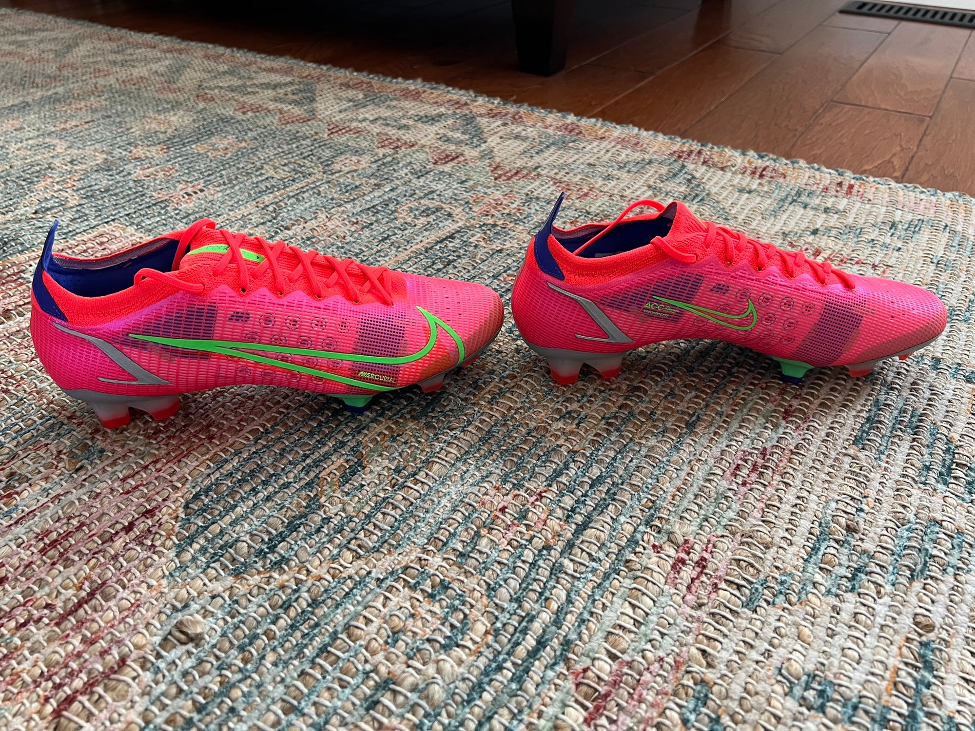 Nike Mercurial Vapor 14 Elite FG Cleats Spectrum Pink Men's 12