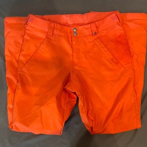 Burton DryRide Insulated Bright Orange Girl's Snowboard Pants Large