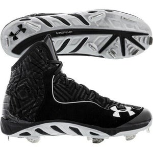 Under Armour Men's UA Spine Highlight ST Baseball Cleat Black 1241773-001 NIB