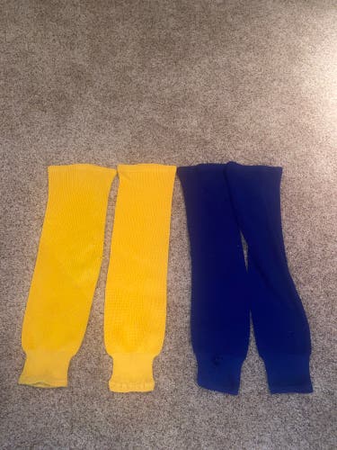 Hockey Socks Yellow And Blue