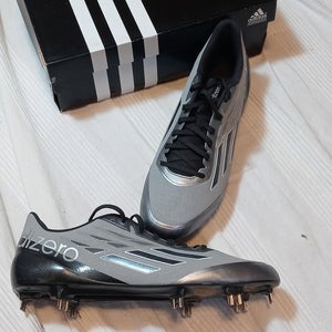 NEW ADIDAS AFTERBURNER LOW TOP BASEBALL CLEATS SHOES SPIKES MENS 13 METAL