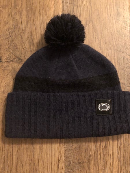 New Era Chicago Bears Black Confident Pom Knit Hat, Black, Acrylic, Size OSFM, Rally House